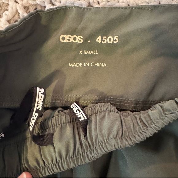 ASOS 4505 XS Green Ankle Zip Performance Sweatpants - Picture 3 of 7